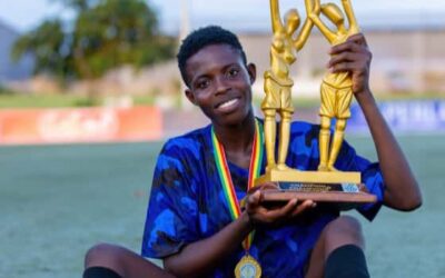 Margret Agyapomaa Shines as Police Ladies Lift Champion of Champions Trophy